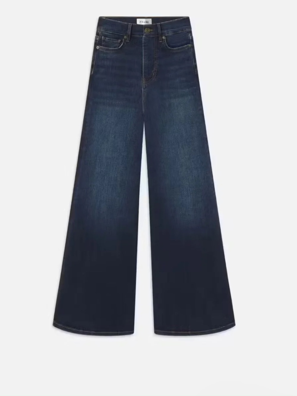 Frame Le Palazzo Crop in Moonflower size 24 NWOT
